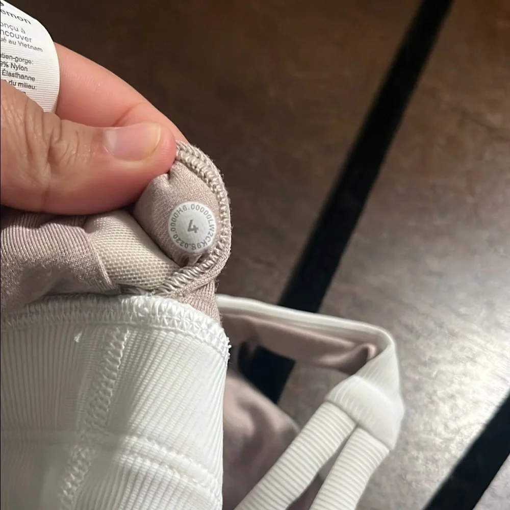 Lululemon Women's White Sports Bra